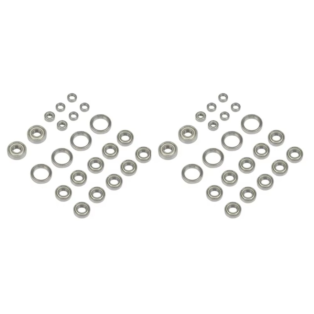 Compatible with Arrma for Kraton for Typhon for Senton for Notorious 6S 1/8 RC Car Upgrade Parts 44PCS Ball Bearing Kit RC Car Upgrade Parts