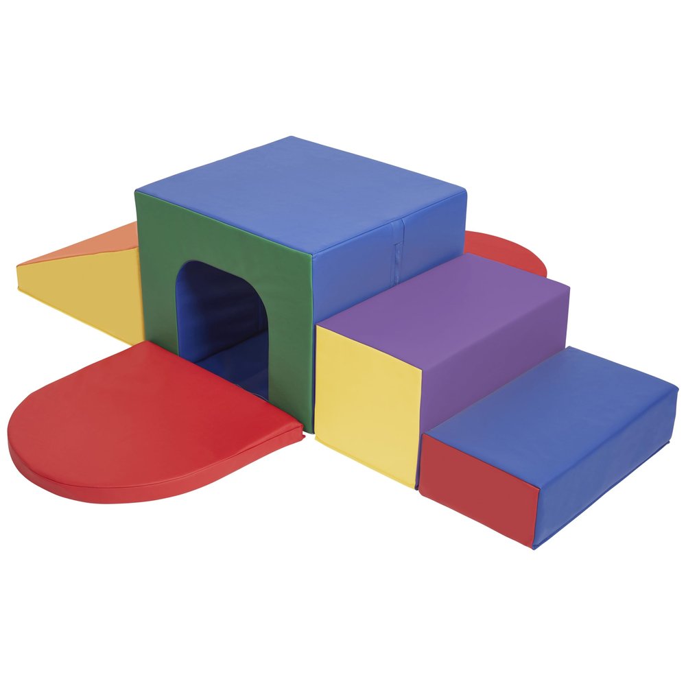 Back2School Express Single Explorer Tunnel Climber, Indoor Playset, Assorted, 6-Piece