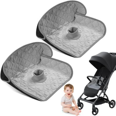 2 Pack Winter Car Seat Protector for Potty Training Piddle Pads Waterproof Carseat Protector for Baby Infant Toddler Machine Washable Liner for Child Safety Car Seat Stroller Dinner Chair (Grey)