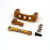 For Wltoys 144001 144010 124016 124017 124018 124019 Metal Steering Gear For Seat Tie Rod RC Remote Control Car Parts Replacement RC Car Upgrade Part(Yellow) view 1