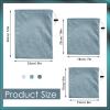 Amylove 9 Pcs Satin Drawstring Gift Bags for Adult, Cyan-blue Series view 2