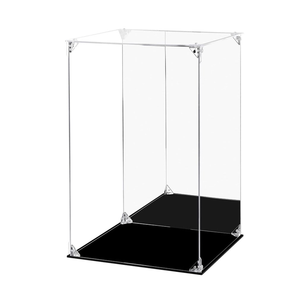Acrylic Display Case Cube Transparent Dust Proof Protection Showcase Need Remove The Protective Film for Diecast Model Cars Action Figures(50x50cm(20") x45cm(18"))