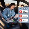 2 Pack Winter Car Seat Protector for Potty Training Piddle Pads Waterproof Carseat Protector for Baby Infant Toddler Machine Washable Liner for Child Safety Car Seat Stroller Dinner Chair (Black) view 2