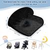 2 Pack Winter Car Seat Protector for Potty Training Piddle Pads Waterproof Carseat Protector for Baby Infant Toddler Machine Washable Liner for Child Safety Car Seat Stroller Dinner Chair (Black) view 4