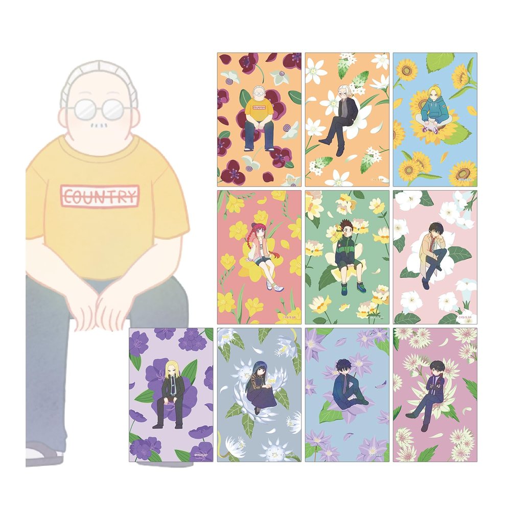 Sakamoto Days TV Anime Trading Botania Illustration Cards Box of 10