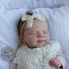 Anano 20 Inch Lifelike Reborn Baby Girl Realistic Toddler Doll with Rooted Hair & Posable Soft Limbs - Movable Real Looking Reborn Doll - Ideal Toy for Kids & Collectors view 1