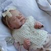 Anano 20 Inch Lifelike Reborn Baby Girl Realistic Toddler Doll with Rooted Hair & Posable Soft Limbs - Movable Real Looking Reborn Doll - Ideal Toy for Kids & Collectors view 2