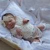 Anano 20 Inch Lifelike Reborn Baby Girl Realistic Toddler Doll with Rooted Hair & Posable Soft Limbs - Movable Real Looking Reborn Doll - Ideal Toy for Kids & Collectors view 3