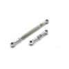 Compatible with Mn D90 D91 D96 for MN98 99S Remote Control Car Spare Parts Metal Upgrade Steering Servo Rod RC Car Upgrade Parts(White) view 1