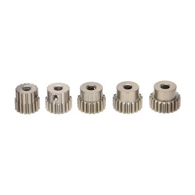5PCS 7075 Aluminum Motor Gear 48DP 3.175mm Shaft 16T 17T 18T 19T 20T Pinion Gear Compatible with 1 10 Scale RC Car Brushed and Brushless Motors