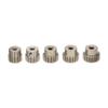 5PCS 7075 Aluminum Motor Gear 48DP 3.175mm Shaft 16T 17T 18T 19T 20T Pinion Gear Compatible with 1 10 Scale RC Car Brushed and Brushless Motors view 1