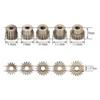 5PCS 7075 Aluminum Motor Gear 48DP 3.175mm Shaft 16T 17T 18T 19T 20T Pinion Gear Compatible with 1 10 Scale RC Car Brushed and Brushless Motors view 4