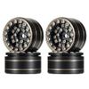 1.0 Inch Brass Beadlock Wheel Rims Negative Offset SCX24 Weights Compatible with 1/24 1/18 Scale RC Crawler Models Like AX24 K5 Enduro24 and Similar Off Road Vehicles view 1