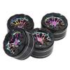 2.2 Inch Metal Electroplating Colorful Wheel Hub Compatible with 1/8 1/10 Scale Crawler RC Cars Fits Trx6 RR10 Wraith and Similar Models view 2