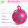 EVERICH TOY Hopper Ball,15In Sit On Bouncy Balls with Handle, Purple Heart Girls Toys for Indoor Outdoor Active Play Toys, Best Balance Hopping Toys for Girls Boys Gifts 3 4 5 6 Yr Old view 2