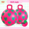EVERICH TOY Hopper Ball,15In Sit On Bouncy Balls with Handle, Purple Heart Girls Toys for Indoor Outdoor Active Play Toys, Best Balance Hopping Toys for Girls Boys Gifts 3 4 5 6 Yr Old view 4