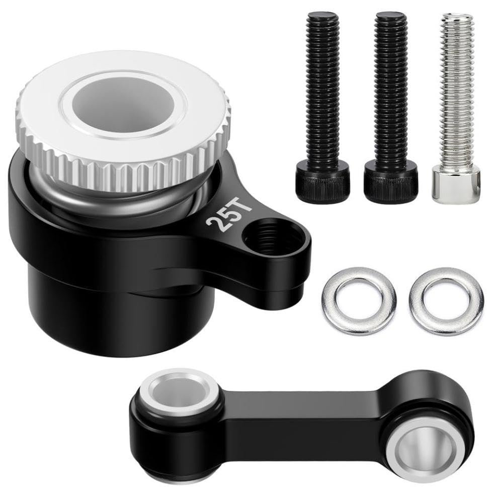 25T Aluminum Servo Horn Arm Saver Compatible with 1/14 1/16 Mojave 1/18 GROM RC Car Parts Accessories