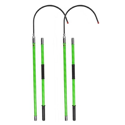 High Voltage Rescue Hook - Insulated Emergency Rods for Electrocution Safety, Detachable 10ft, 6ft, 5ft, 3ft Lengths, Essential Electrical Splicing Tools for First Responders