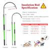 High Voltage Rescue Hook - Insulated Emergency Rods for Electrocution Safety, Detachable 10ft, 6ft, 5ft, 3ft Lengths, Essential Electrical Splicing Tools for First Responders view 2