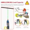 High Voltage Rescue Hook - Insulated Emergency Rods for Electrocution Safety, Detachable 10ft, 6ft, 5ft, 3ft Lengths, Essential Electrical Splicing Tools for First Responders view 3