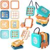 SOCBTNSO Busy Board for 1 Year Old, Travel Toys for Toddlers 1-3, Montessori Toys for Airplane Car Road Trip Activities| Baby Travel Essential Busy Cube Birthday Gifts for Boys Girls view 1
