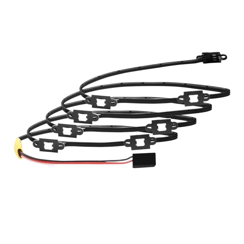 8 Mode OGRC Light Compatible with 1/10 Scale RC Crawler Cars Compatible with Sport K10 1979 Model Rock Lamp Chassis Upgrade Parts
