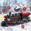 Christmas Train,Train Set for Kids Ages 4-8 Christmas Train Sets for Around The Tree,Electric Toys with Smokes Lights and Sound,Toddler Model Trains for 3 4 5 6 7 8+ Years Old Kids Gifts (Advanced) view 2