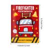 12Pcs Fire Protection Theme Firefighter Truck Patterns Mini Coloring Book Bulk DIY Art Drawing Activity Book Set for Birthday Party Gifts Favor Supplies view 4