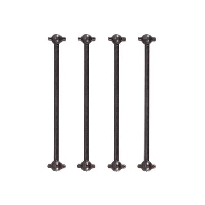 144001 144002 124007 124016 124017 124018 124019 4pcs Drive Shaft Dogbone Driveshaft Upgrade Parts Compatible with RC Car Models Compatible with Various 1 10 Scale Vehicles(Black)
