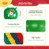 EVERICH TOY Hopper Ball for Kids 18In Sit On Bouncy Balls with Handle for Indoor Outdoor Active Play, Green Christmas Inflatable Boys Girls Gifts for 4 5 6 7 8 Years Old with Christmas Reindeer Ears view 3