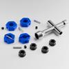 12mm Aluminum Wheel Hex Hub Adapter Compatible with 1 10 Scale RC Model Cars Compatible with Various RC Car Parts view 2