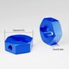 12mm Aluminum Wheel Hex Hub Adapter Compatible with 1 10 Scale RC Model Cars Compatible with Various RC Car Parts view 3