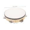 Gadpiparty Wooden Frame Hand Clapping Drum for Portable Percussion Instrument with Bells Orff Method Educational for Music Learning Coordination and Party Entertainment view 2