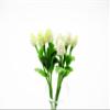 1:12 Miniature Globe Amaranth 2 Bunch Clay Flower Fairy Garden Dollhouse 17143, White view 1