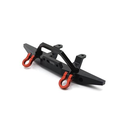 1/12 Scale RC Car Metal Front Bumper Accessories Compatible with MN99S MN D91 D96 D99S MN90 MN99 Models(Black)