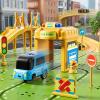 XINNOVEL 2-Tier Large Puzzle Race Car Track Set for Kids 3-5, Puzzle Tracks Car Play Set, Race Tracks Toys for Toddler Boys 3 4 5 6 Year Old, Birthday Gifts for Kids 3 4 5 6 7 8 Year Old Boys Girls view 3