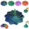 3D Printed Expanded Sensory Fidget Star,Expandable Fractal Fidget Toys Hexagon with Handle,Honeycomb Whirling Spiral Design,for Adults, Perfect for Christmas, Birthday Expandable Gifts (M5, 4.72in) view 1