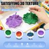 3D Printed Expanded Sensory Fidget Star,Expandable Fractal Fidget Toys Hexagon with Handle,Honeycomb Whirling Spiral Design,for Adults, Perfect for Christmas, Birthday Expandable Gifts (M5, 4.72in) view 2