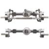 RC Axles For MN For Mn99S MND90 D91 For MN78 For MN168 1/12 RC Car Upgrade Parts CNC Metal Front And Rear Portal Axle Set(Silver) view 1