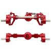 RC Axles For MN For Mn99S MND90 D91 For MN78 For MN168 1/12 RC Car Upgrade Parts CNC Metal Front And Rear Portal Axle Set(Silver) view 3