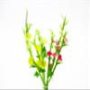 1:12 Miniature Morning Glory 2 Bunch Clay Flower Fairy Garden Dollhouse 17092, Yellow/Pink view 1