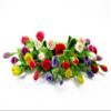 1:12 Miniature Red Rose 2 Bunch Clay Flower Fairy Garden Dollhouse 17174, Red view 2