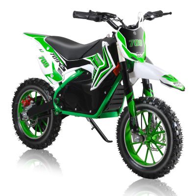 36V Electric Dirt Bike for Kid,350W Rocket Electric Motorcycle,Mini Off Road Vehicles,Pocket Motorcycle,10 Inch Tires Dirt Bike with Mechanical Disc Brakes