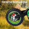 36V Electric Dirt Bike for Kid,350W Rocket Electric Motorcycle,Mini Off Road Vehicles,Pocket Motorcycle,10 Inch Tires Dirt Bike with Mechanical Disc Brakes view 4