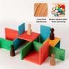 AVDAR 11Pcs Rainbow Geometrical Building Boards Bundled with 24Pcs Rainbow Flat Blocks view 4
