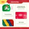 EVERICH TOY 2-Pack Hopper Ball for Kids 18In Sit On Bouncy Ball with Handle with Christmas Reindeer Ears, The Top Green & Red Christmas Boys Girls Gifts for 4 5 6 7 8 Yr Old Indoor Outdoor Active Play view 3
