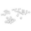 Dice Cubes 50PCS Versatile Customizable Plastic DIY Sticker Math Teaching Board Games Party Durable Portable 16x16x16mm (White) view 2