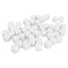 Dice Cubes 50PCS Versatile Customizable Plastic DIY Sticker Math Teaching Board Games Party Durable Portable 16x16x16mm (White) view 3
