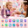 NBKLS Kids Watch for Girls 4 5 6 7 8 9 10 Years Old Gifts, Smart Watch for Kids with 26 Puzzle Games, HD Touch Screen, Flashlight, Learn Cards, Audiobook, Toddler Toys Christmas Birthday Gifts view 2