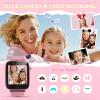 NBKLS Kids Watch for Girls 4 5 6 7 8 9 10 Years Old Gifts, Smart Watch for Kids with 26 Puzzle Games, HD Touch Screen, Flashlight, Learn Cards, Audiobook, Toddler Toys Christmas Birthday Gifts view 3